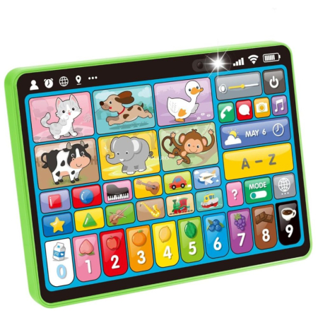 Tableta Educativa 3 in 1 Romana-Engleza - Activitati Logopedice si Jocuri, verde [2]