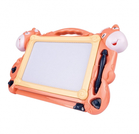 Tablita magnetica cu creion, Girafa roz [2]