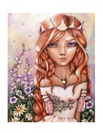 Tablouri DIY - Tablou GM517 Zodia Taur Pictura cu Diamante, Goblen cu pietre 5D, cu rama de lemn, 20 x 30 cm