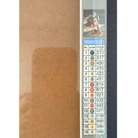 Tablouri cu diamante - Tablou GR03 Goblen Diamante Rotunde, cu rama, 50 x 40 cm, Fetita si catelul