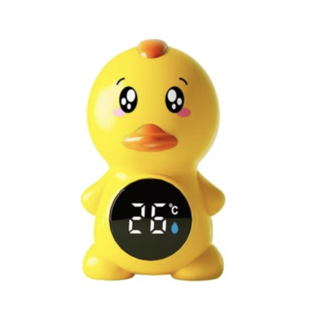 Jocuri si Jucarii - Termometru baie cu afisaj LED, 3 trepte temperatura, Ratusca