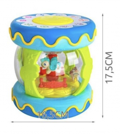 Tobita interactiva cu carusel, muzica si lumini - lampa de veghe [11]
