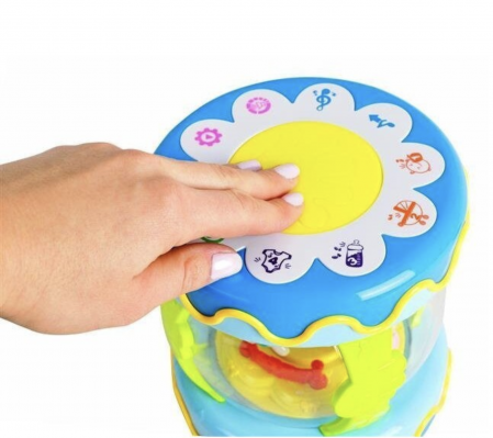Tobita interactiva cu carusel, muzica si lumini - lampa de veghe [8]