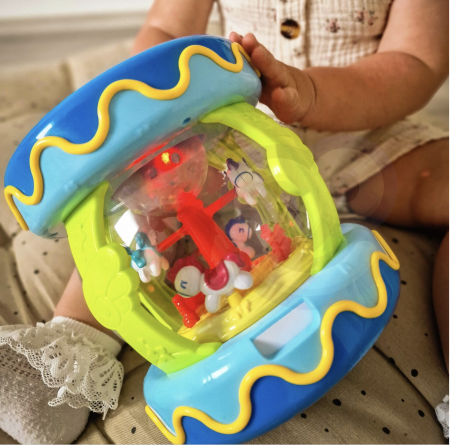 Tobita interactiva cu carusel, muzica si lumini - lampa de veghe [3]