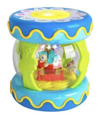 Tobita interactiva cu carusel, muzica si lumini - lampa de veghe [13]