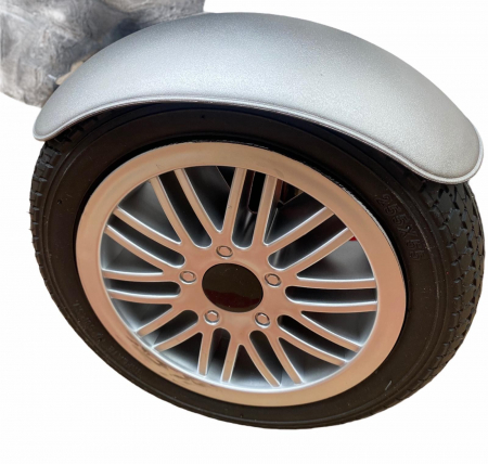 Tricicleta cu far luminos si sunete, Maner reversibil, 4499 - Rosu caramiziu [9]