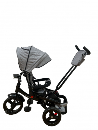 Tricicleta cu scaun reversibil si pozitie de somn, SL02 - Gri [11]