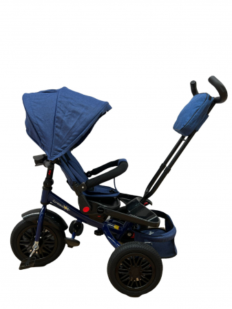 Tricicleta cu scaun reversibil si pozitie de somn, 6088, albastru [2]