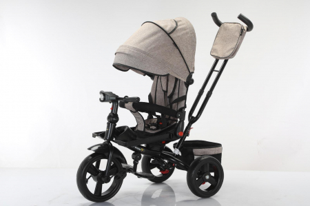 La plimbare - Tricicleta cu scaun reversibil si pozitie de somn, SL02 - Crem