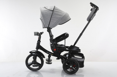 La plimbare - Tricicleta cu scaun reversibil si pozitie de somn, SL02 - Gri
