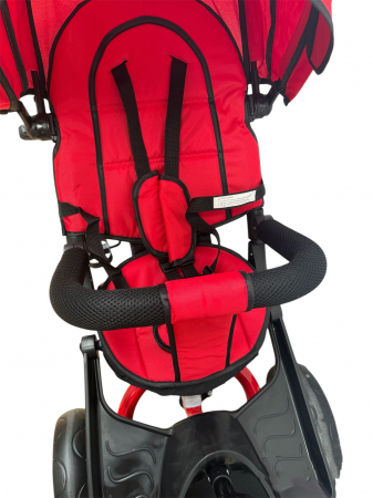 Tricicleta cu scaun reversibil si pozitie de somn, SL02 - Rosu [3]