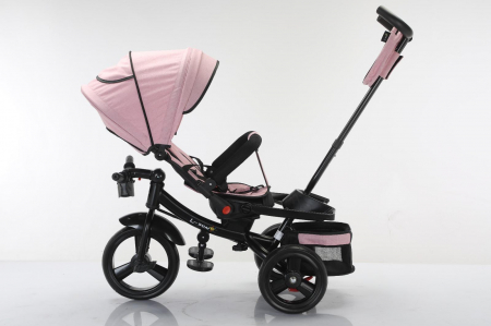 La plimbare - Tricicleta cu scaun reversibil si pozitie de somn, SL02 - Roz