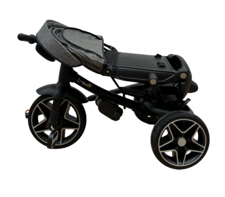 Tricicleta reversibila, evolutiva, cu pozitie de somn, roata cauciuc, cu lumini si muzica, SL05 Verde [17]