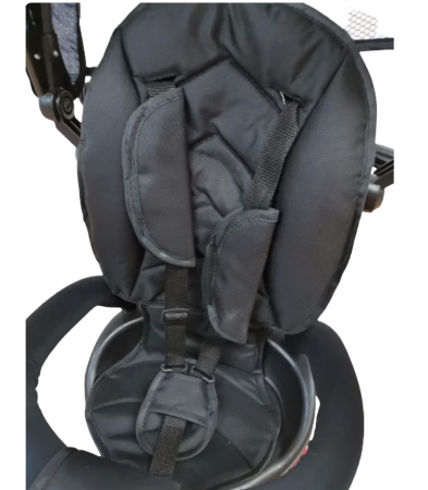 Tricicleta reversibila, pozitie de somn, cu lumina si sunete, T500 Gri [6]