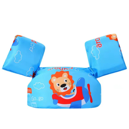 Jocuri si Jucarii - Vesta de inot cu Aripioare, Flotabilitate ridicata, Leut bleu