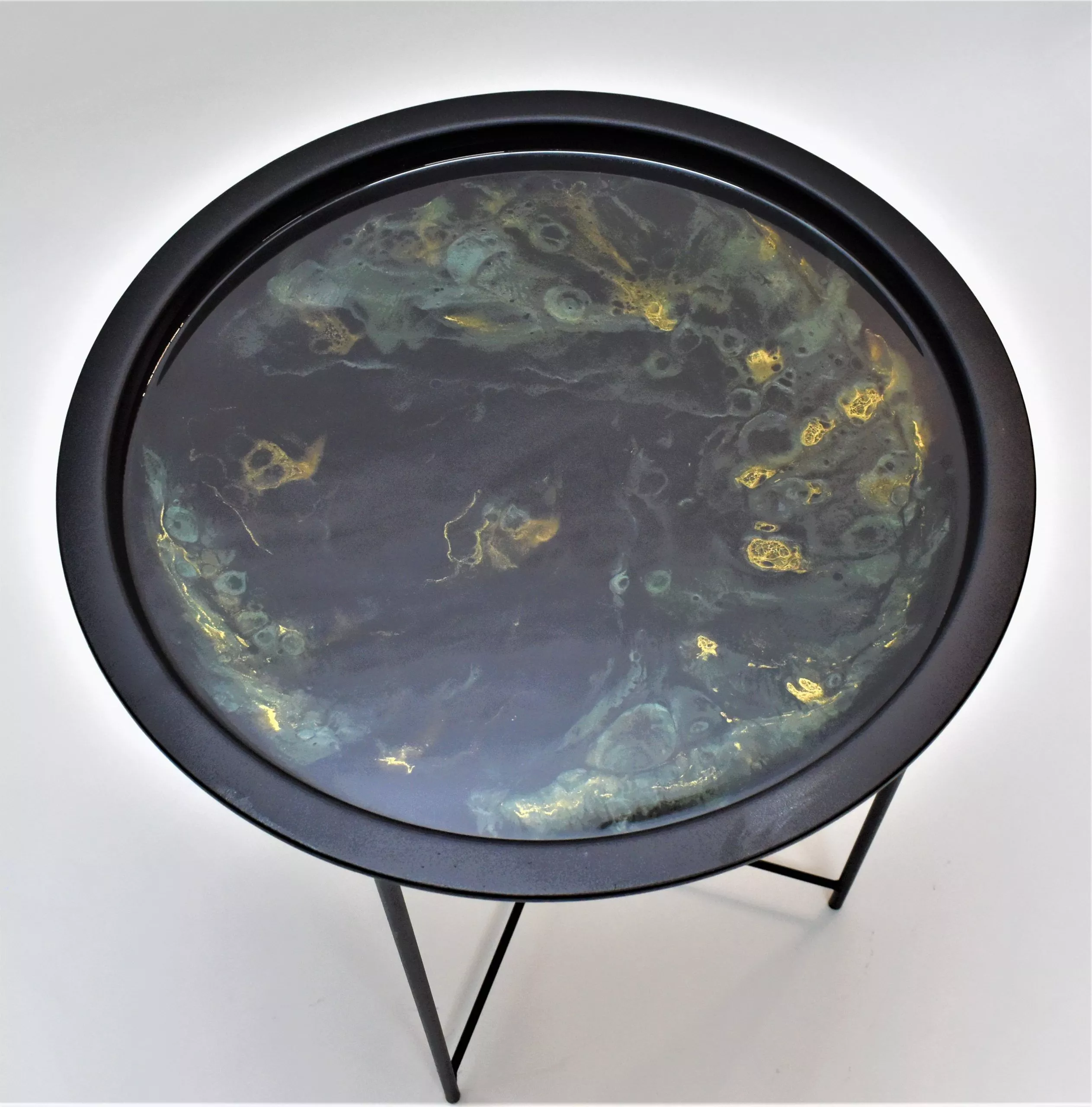 Masuță de cafea Emeral&Gold [2]