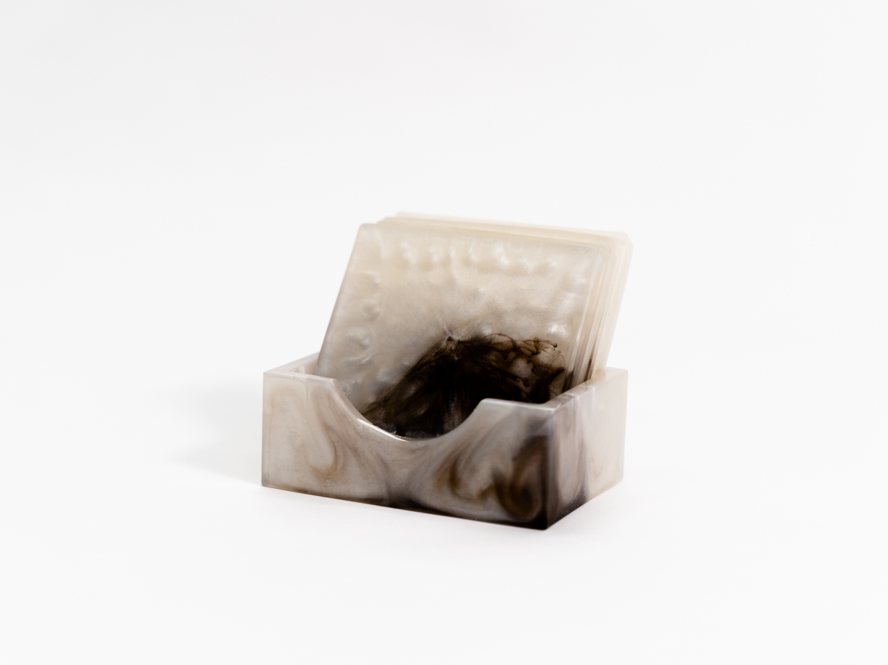 Set 4 suporturi de pahare Brown Fumes [5]