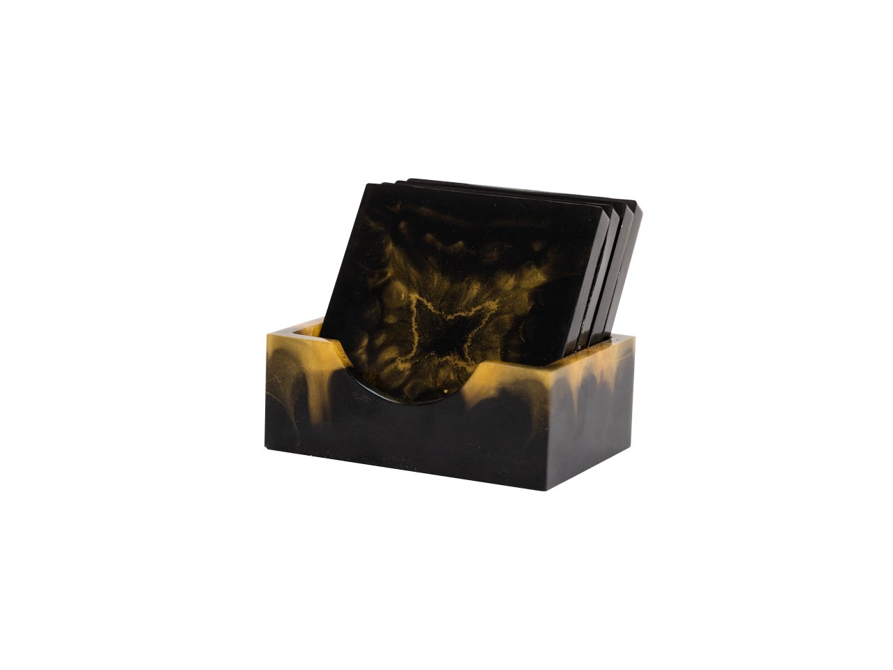 Set 4 suporturi de pahare Gold Touch [2]