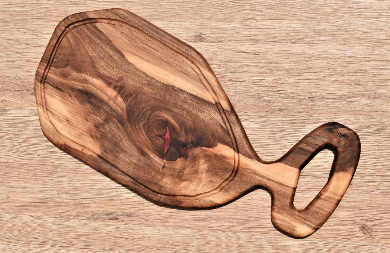 tocator Kuko lucrat manual din lemn de nuc [8]