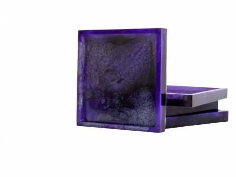 Accesorii - Set 4 suporturi de pahare Purple