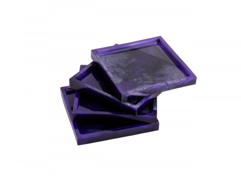 Set 4 suporturi de pahare Purple [2]