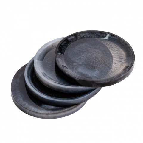 Set 4 suporturi de pahare Silver Sands [2]