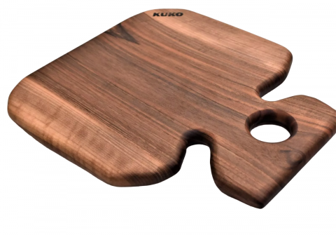 Tocator mini din lemn de nuc [2]