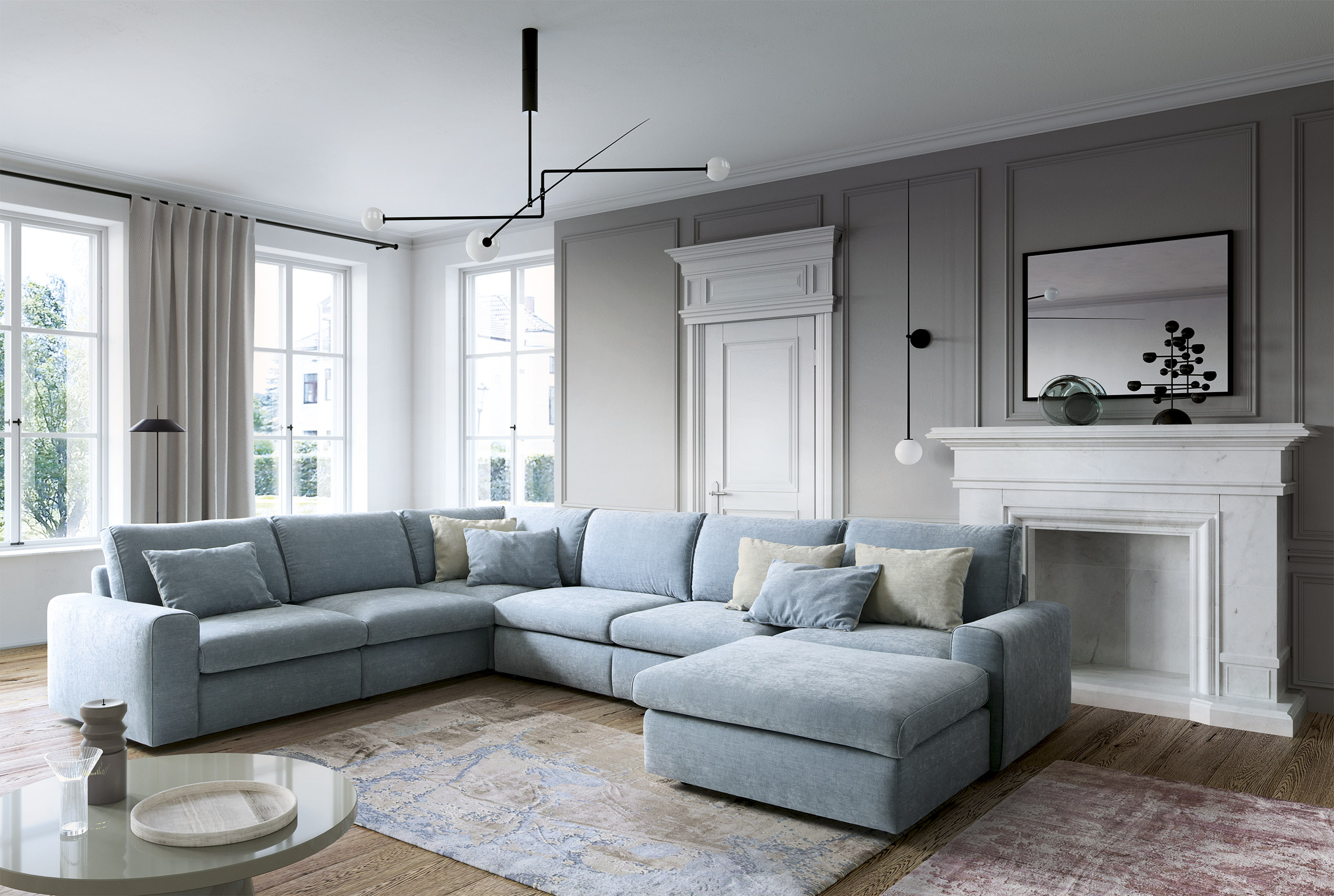 Canapelele Modulare de la   Casa Armonia  : Flexibilitate, Stil și Funcționalitate pentru Livingul Tău