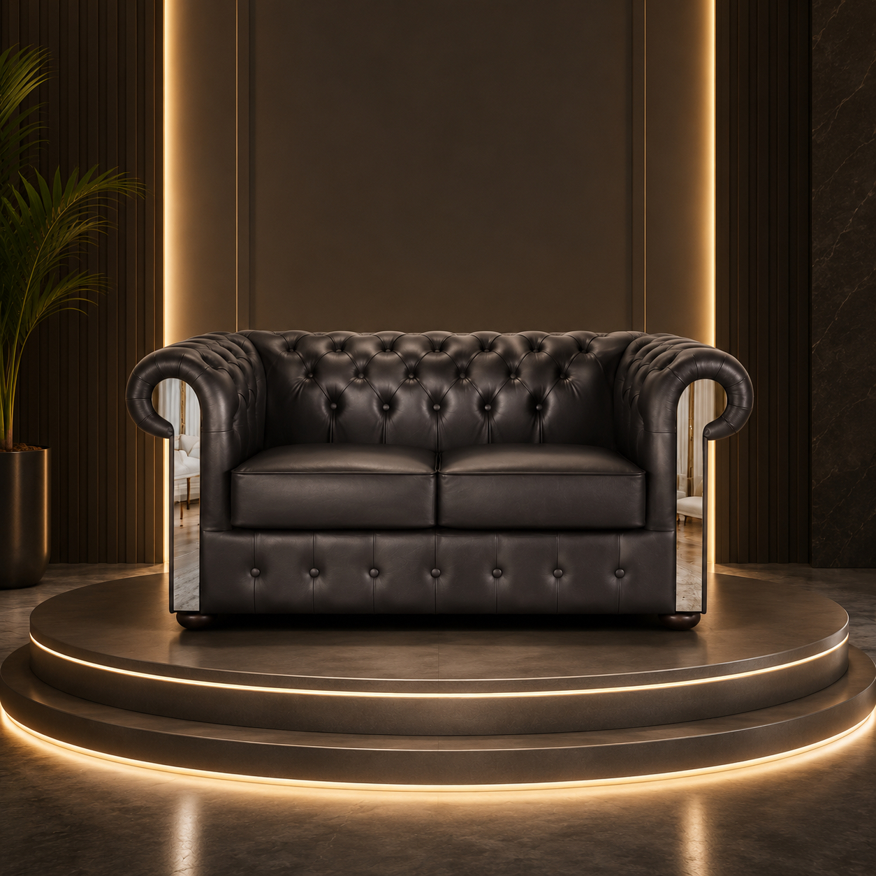 Canapea Chesterfield Mirror cu 2 locuri [3]