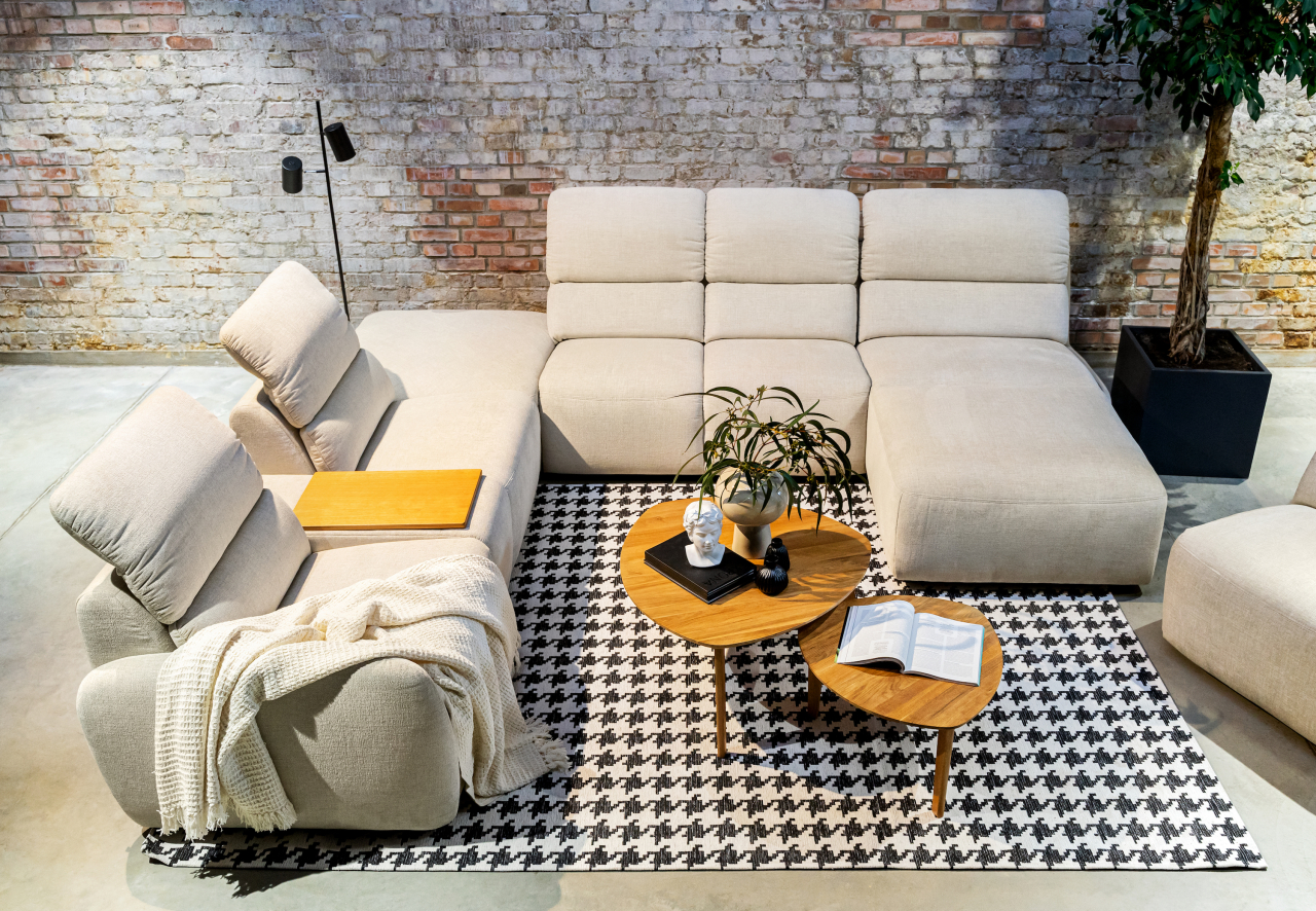 Coltar Loggia Modular Extensibil cu Recliner si Bar [3]