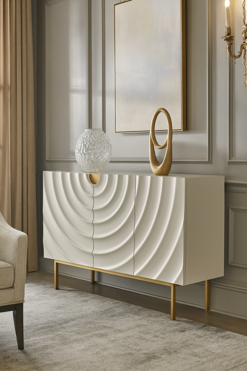 Comoda Stilig 321 Alb-Ecru [7]