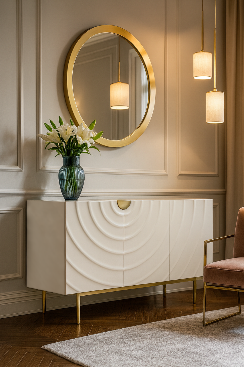 Comoda Stilig 321 Alb-Ecru [5]