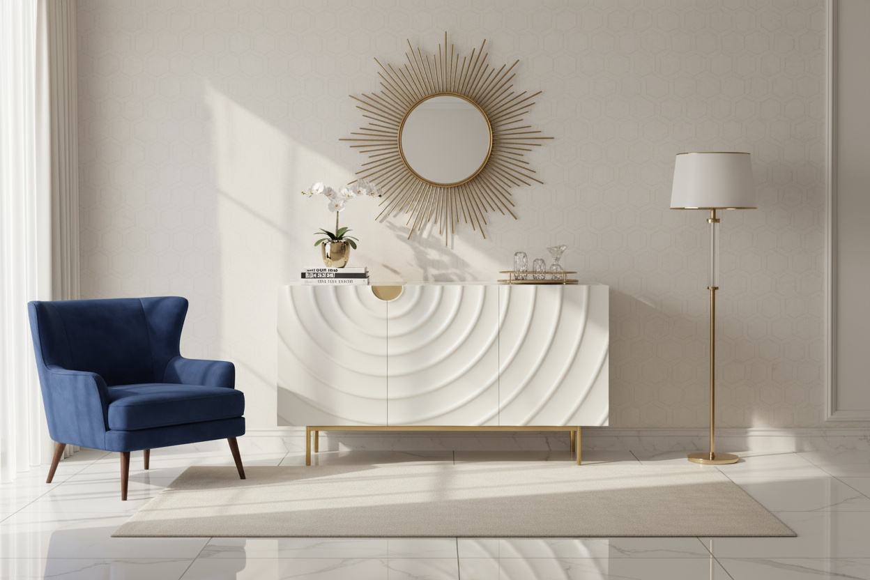 Comoda Stilig 321 Alb-Ecru [9]