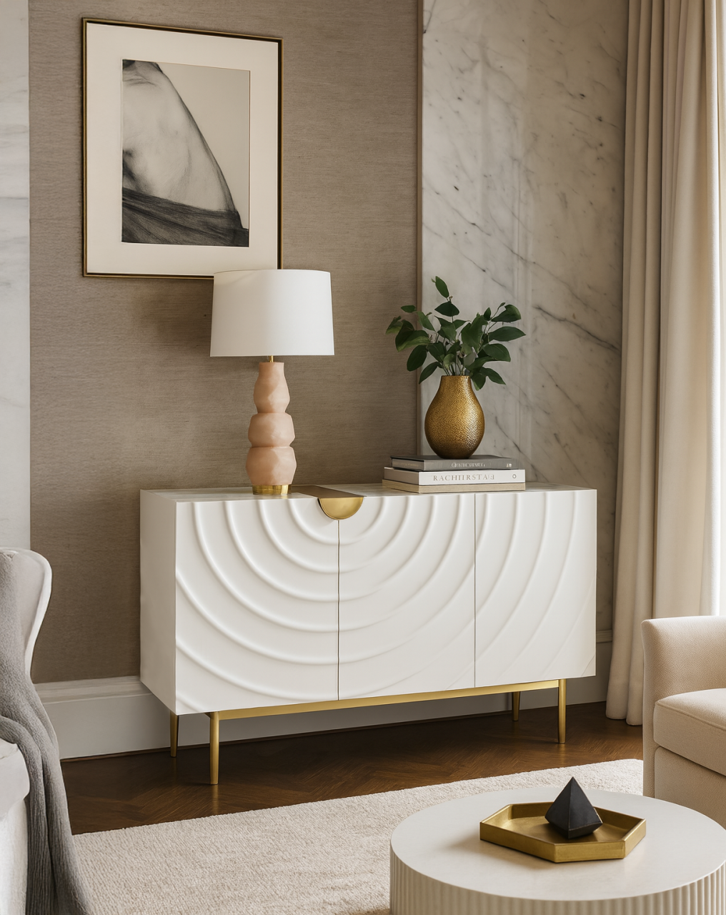 Comoda Stilig 321 Alb-Ecru [6]