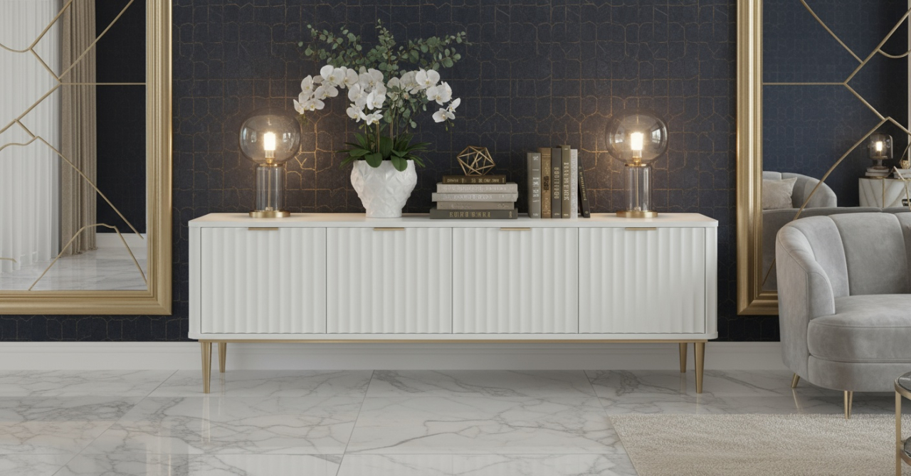 Comoda Stilig 709 Alb Ecru [6]