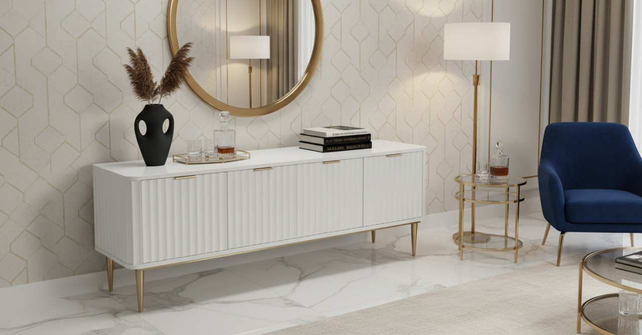 Comoda Stilig 709 Alb Ecru [7]