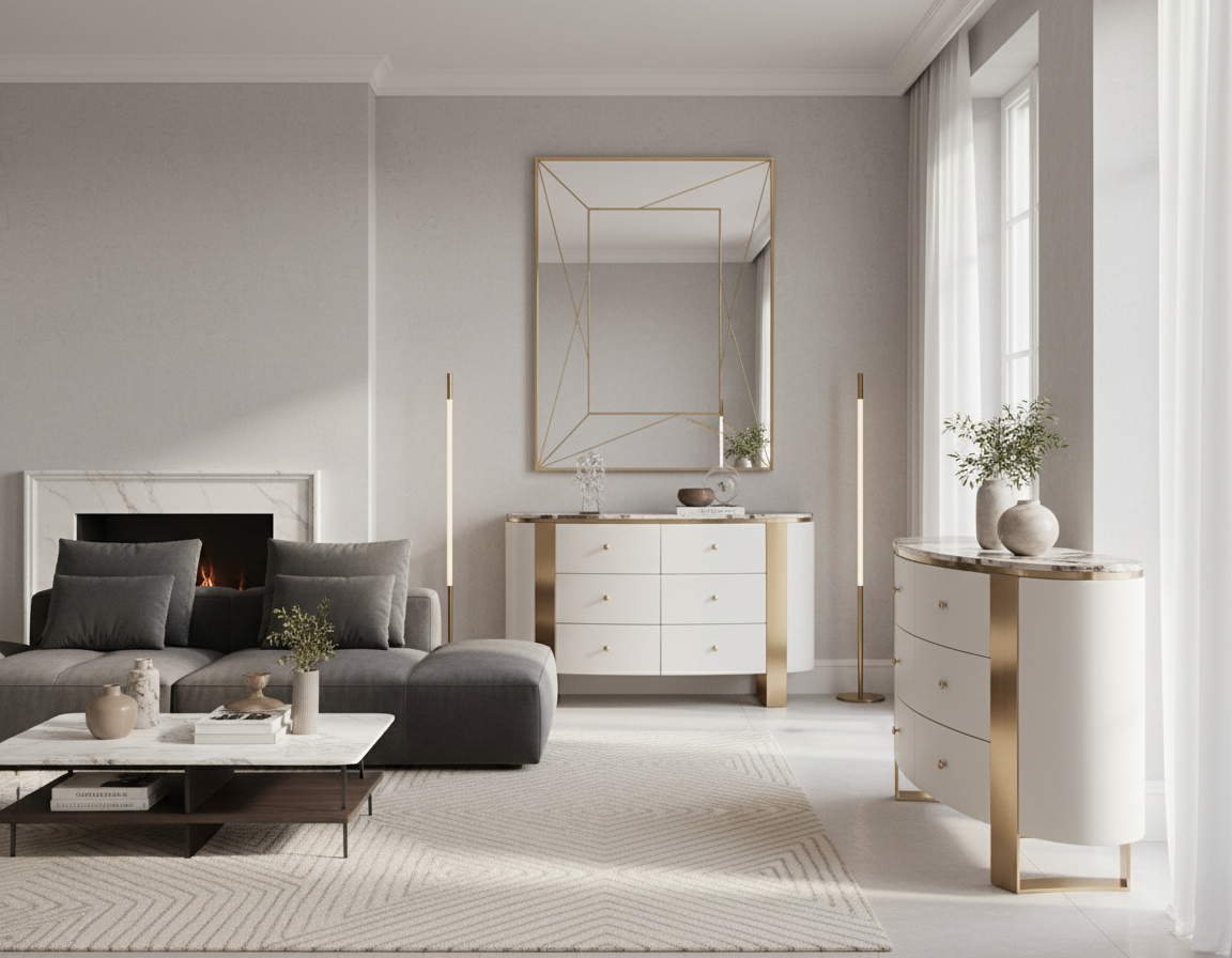 Comoda Stilig 920 Alb Ecru [8]