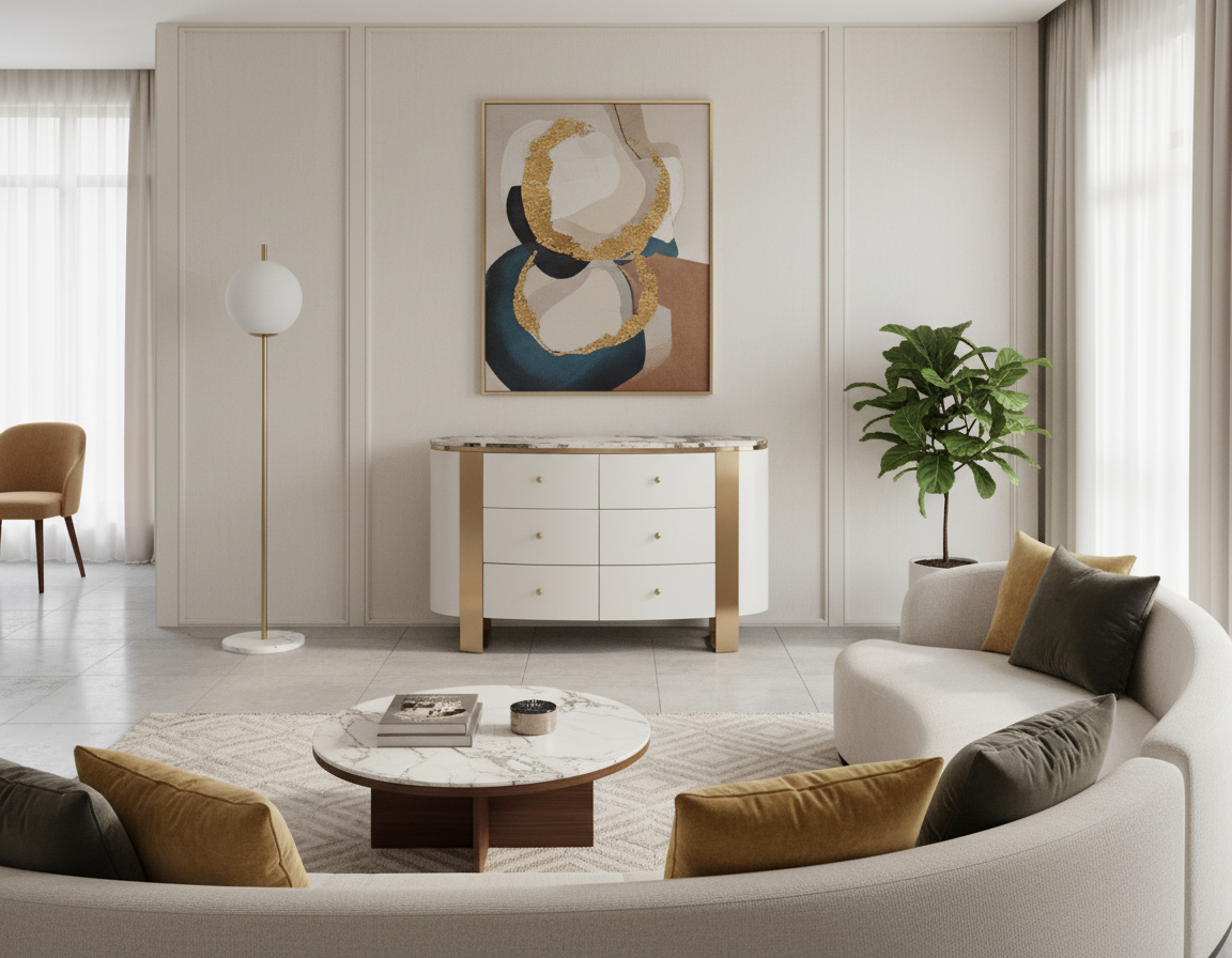 Comoda Stilig 920 Alb Ecru [7]