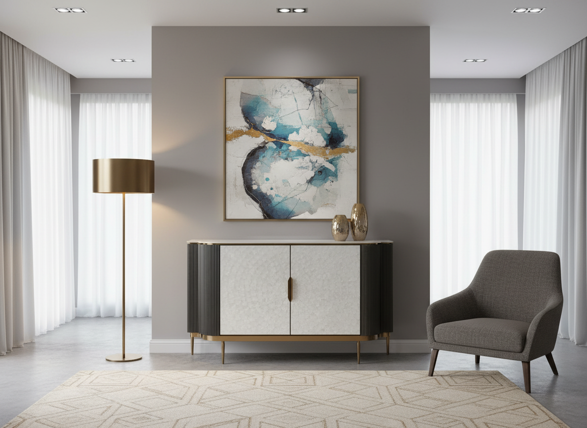 Comoda Stilig 906B cu blat de marmura [9]