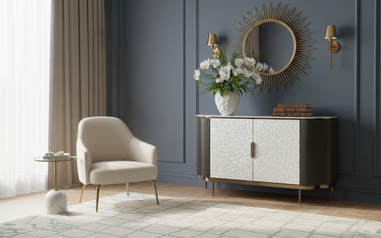 Comoda Stilig 906B cu blat de marmura [10]