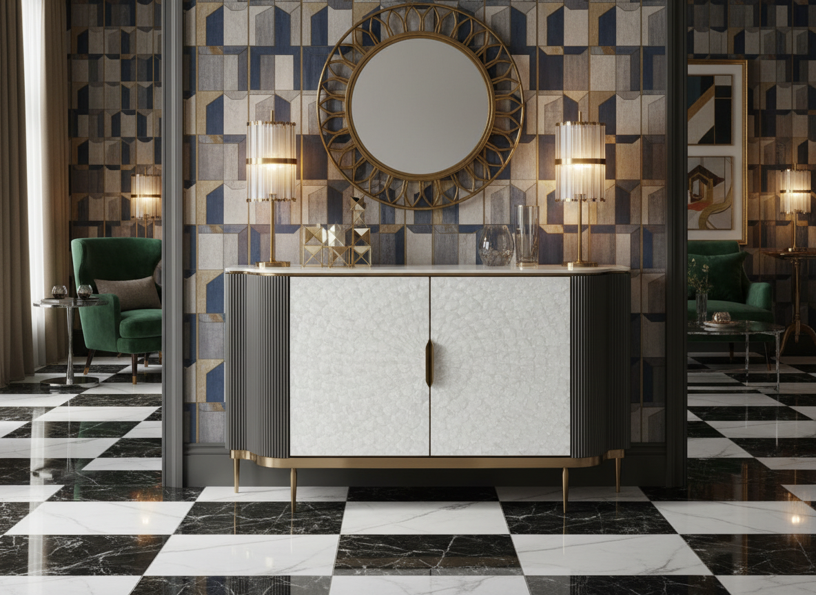 Comoda Stilig 906B cu blat de marmura [5]