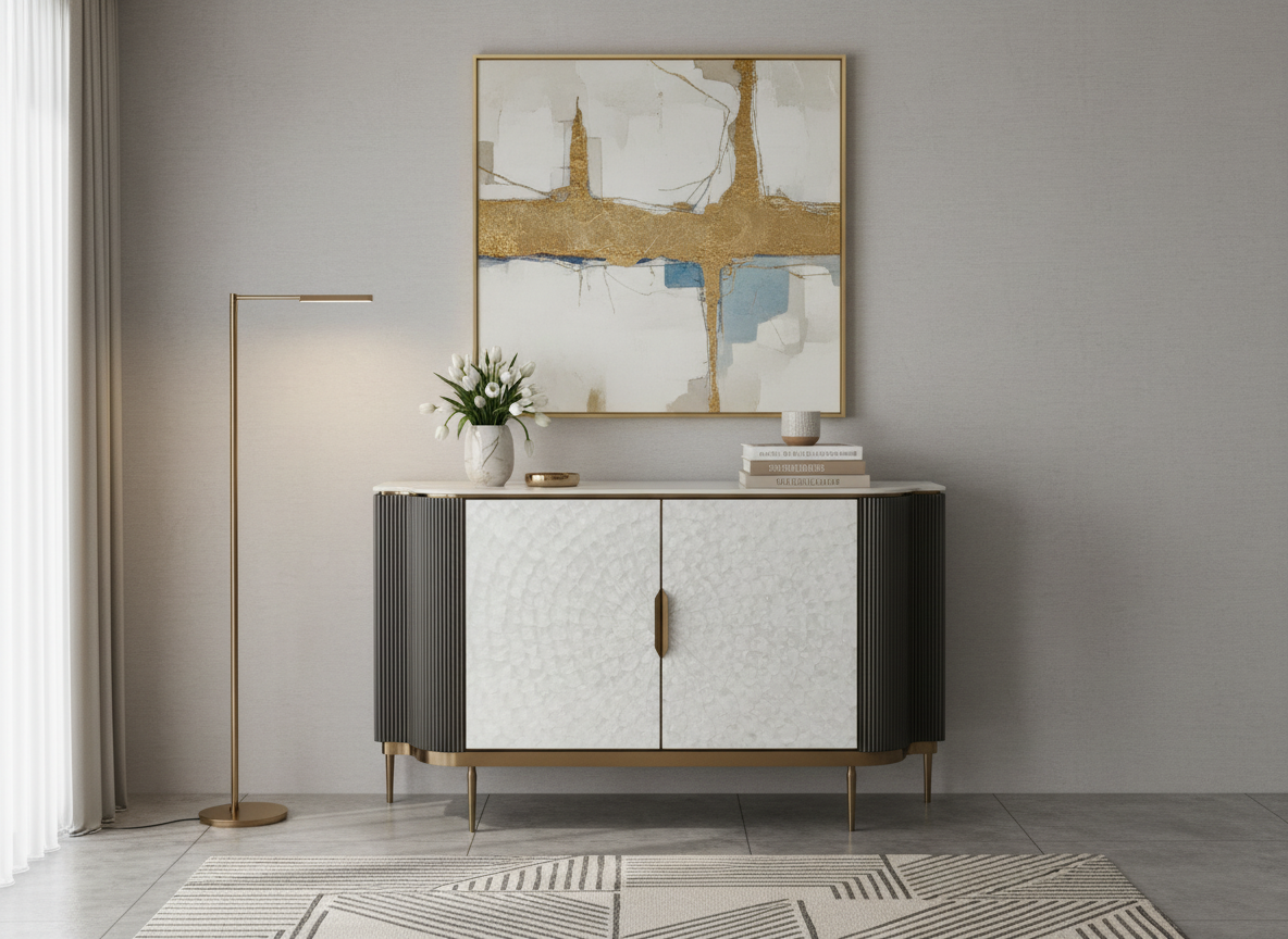 Comoda Stilig 906B cu blat de marmura [12]