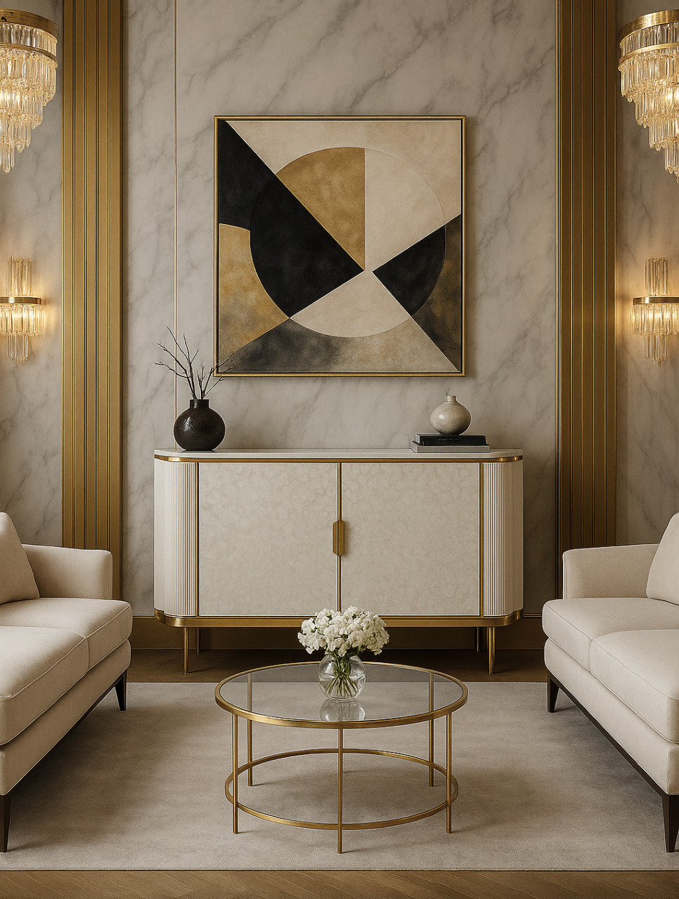 Comoda Stilig 906C cu blat de marmura [10]