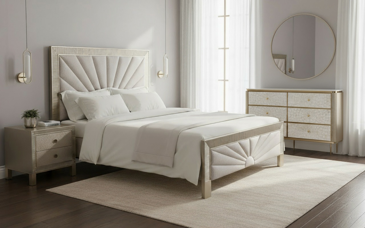 Comoda Stilig 910 Aurie cu 6 Sertare [9]