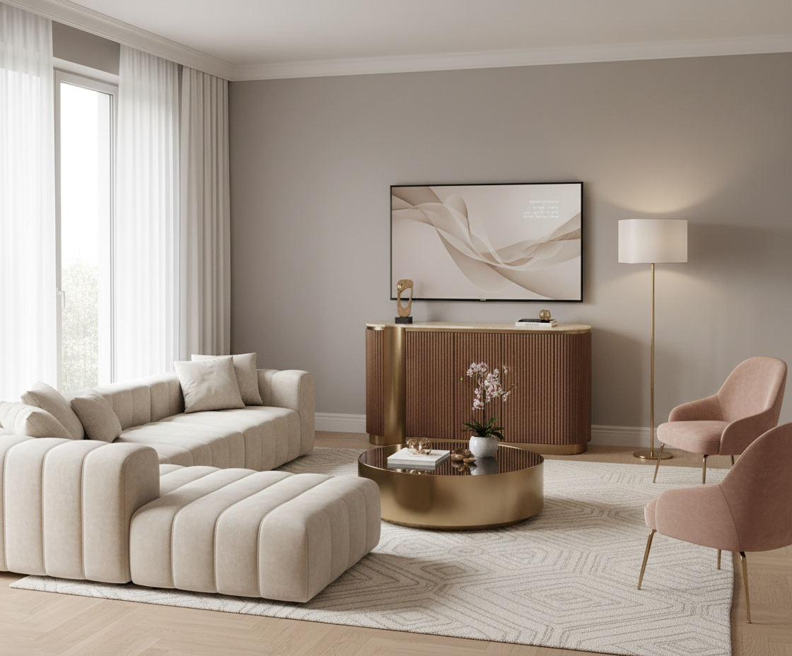 Comoda Stilig 917D cu blat de travertin natural [6]