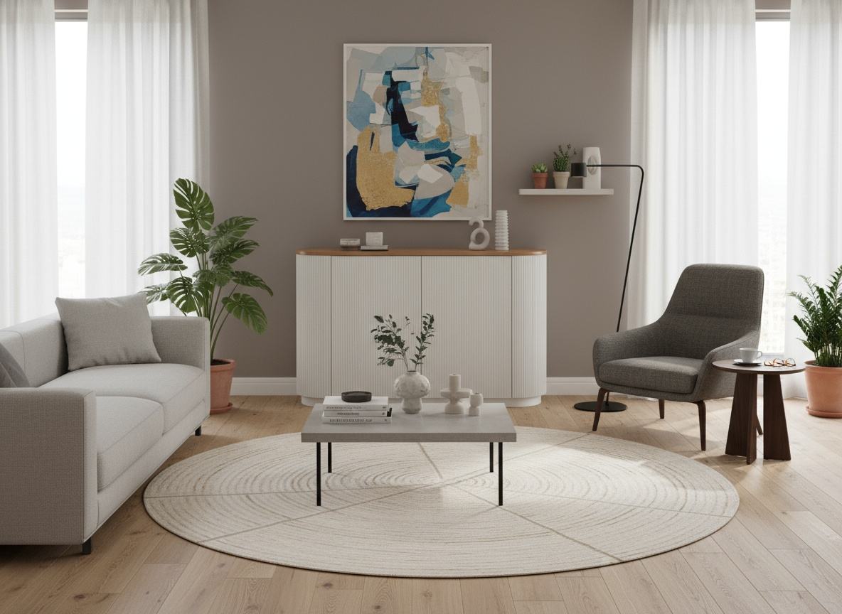 Comoda Stilig 582 Alb Ecru [10]