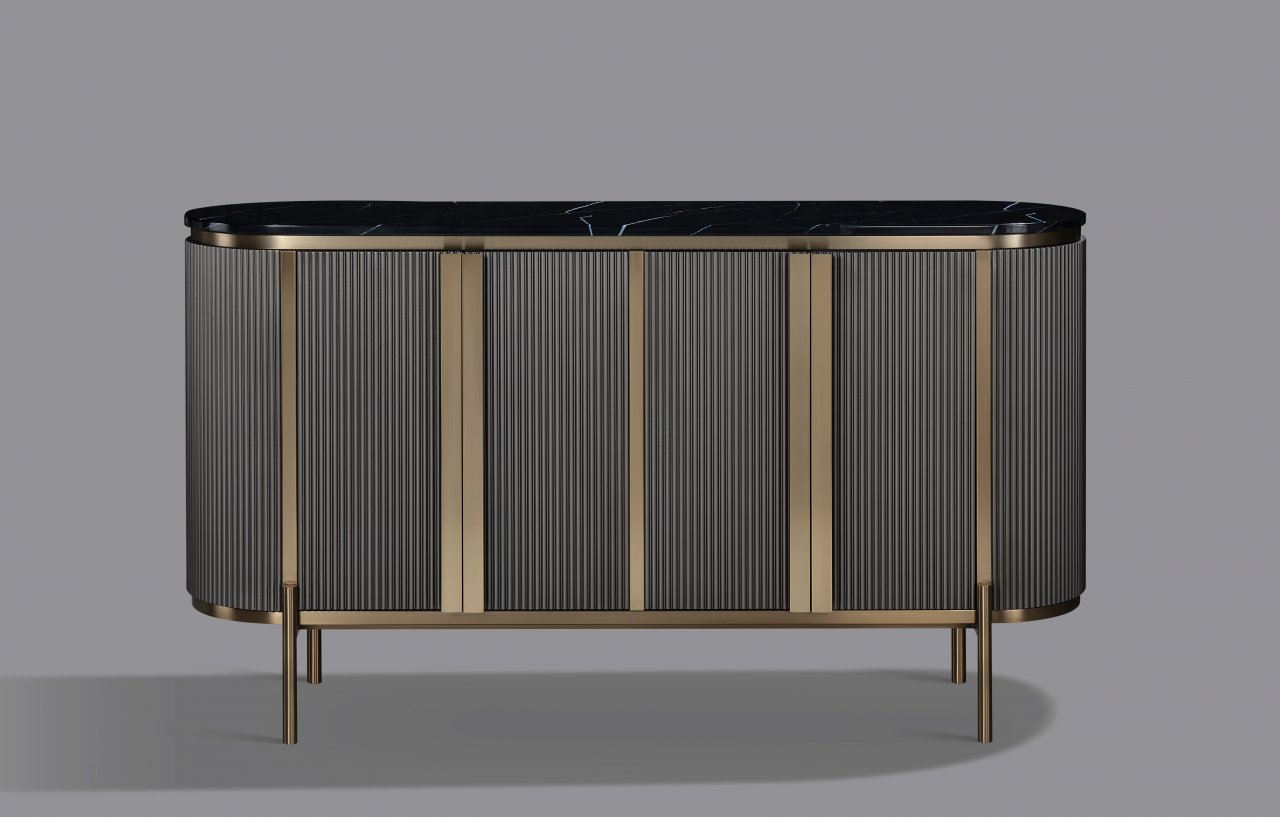Comoda TV Stilig 384A cu blat de marmura [1]