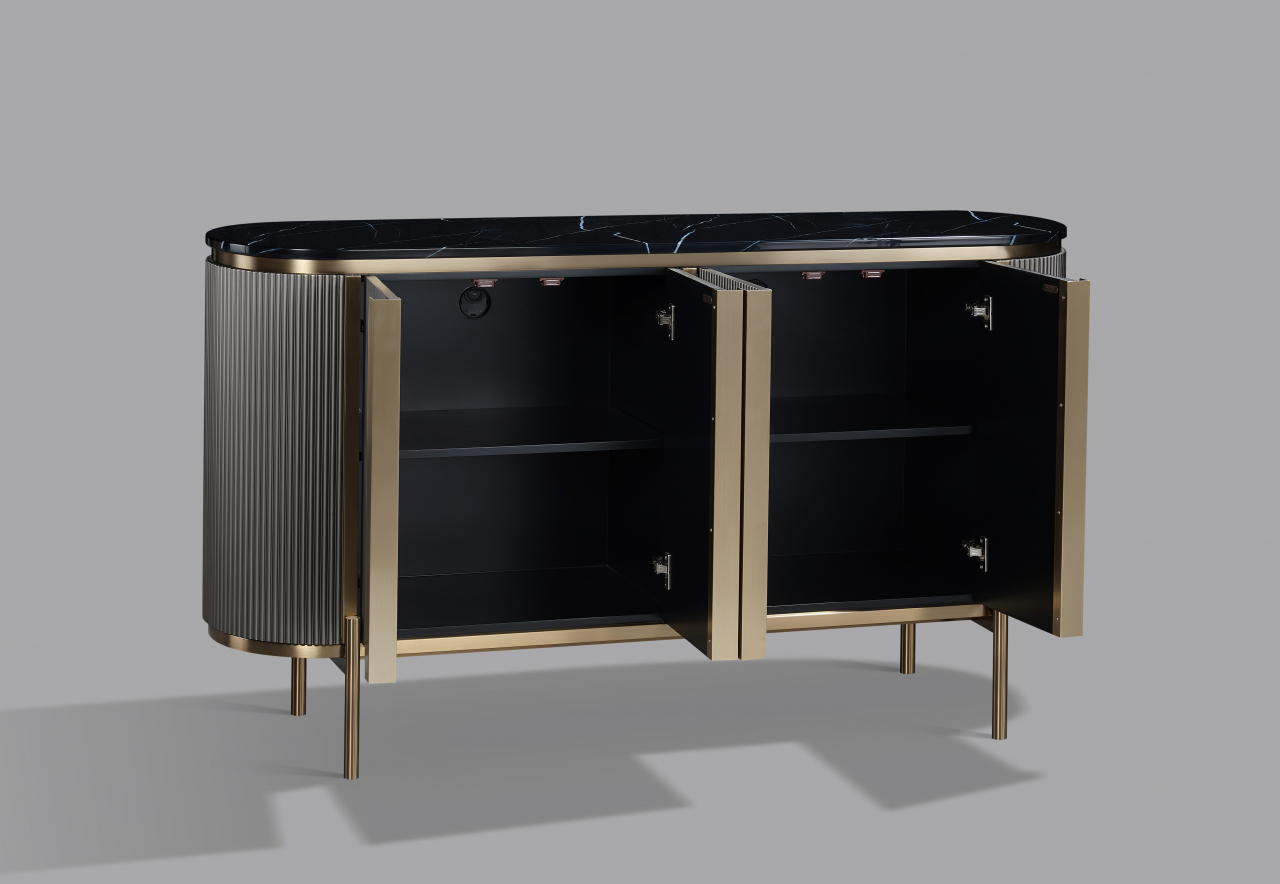 Comoda TV Stilig 384A cu blat de marmura [3]