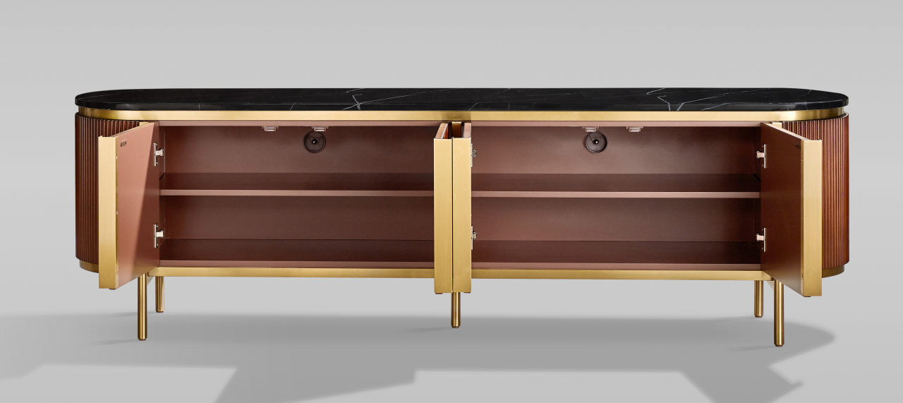 Comoda TV Stilig 382D cu blat de marmura [3]
