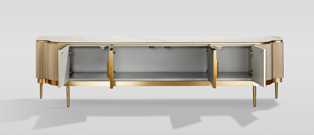 Comoda TV Stilig 905 cu blat de marmura [3]